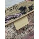 MEDIUM Dior BOOK TOTE Toile de Jouy Embroidery Sauvage Raffia High