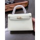 Hermes Kelly Mini II Bag Epsom Leather In Vert Fizz CTN High