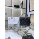 Chanel SMALL VANITY WITH CHAIN AP2198 Lambskin & Gold-Tone Metal Black High