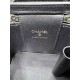 Chanel SMALL VANITY WITH CHAIN AP2198 Lambskin & Gold-Tone Metal Black High