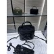 Chanel SMALL VANITY WITH CHAIN AP2198 Lambskin & Black-Tone Metal Black High