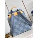 Louis Vuitton Montsouris Backpack Damier Denim 3D Canvas N40708 High