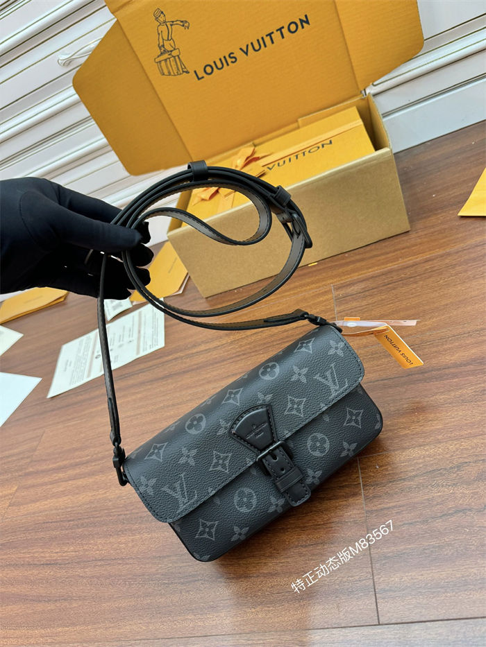 Louis Vuitton Montsouris Wearable Wallet Monogram Eclipse Top