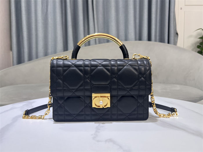 Dior Ange Medium Bag Macrocannage Calfskin High