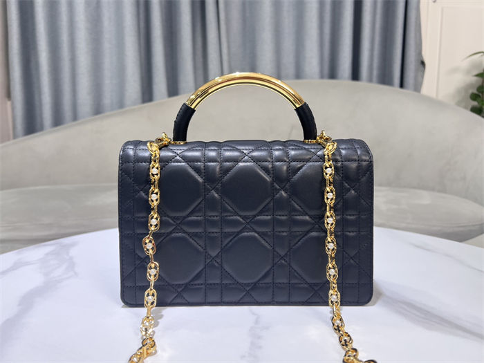 Dior Ange Medium Bag Macrocannage Calfskin High