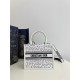 SMALL Dior BOOK TOTE Dioramour Je Vous Adore Embroidery With Strap High