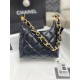 Chanel SMALL HOBO BAG AS4922 Shiny Lambskin & Gold Metal A