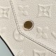 Louis Vuitton FÉLICIE POCHETTE Monogram Empreinte M64064 Cream High