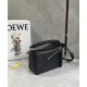 Small Puzzle bag Woven Handle Black High