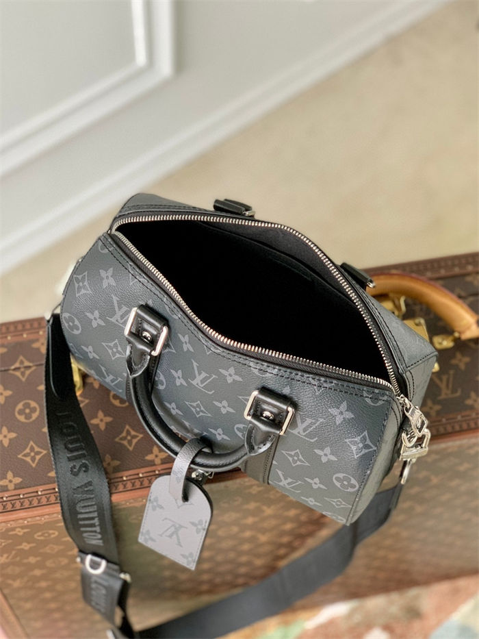 Louis Vuitton Keepall Bandoulière 25 Monogram Eclipse M46271 High