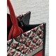 MEDIUM Dior BOOK TOTE Dioramour Dior Lily of the Valley Embroidery High