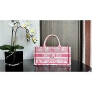 East-West Dior Book Tote Dioriviera Toile de Jouy Soleil Embroidery High