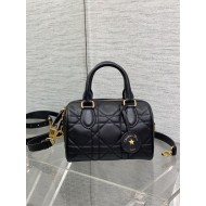 Dior Groove 20 Bag Macrocannage Calfskin Black High