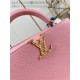 Louis Vuitton Capucines East-West MM Grained calfskin M48865/M24664 Pink High