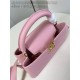 Louis Vuitton Capucines East-West MM Grained calfskin M48865/M24664 Pink High