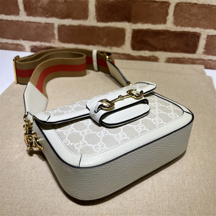 Gucci Horsebit 1955 mini bag 658574 GG Supreme canvas Beige High