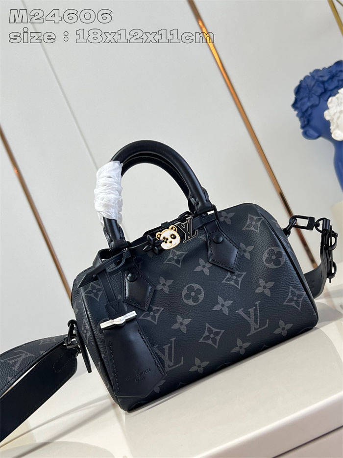 Louis Vuitton SPEEDY BANDOULIÈRE 18 Monogram Eclipse M24606 High