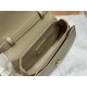 30 Montaigne Avenue Top Handle Bag Small Calfskin Powder Beige High