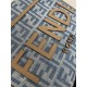 Fendi Sunshine Small FF jacquard fabric Blue High