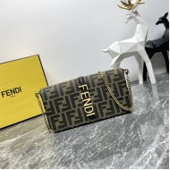 Fendigraphy Chain Wallet FF fabric High