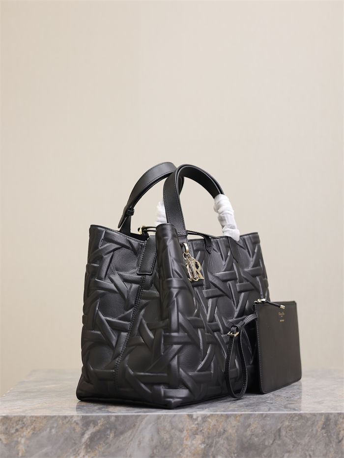 DIOR TOUJOURS BAG LARGE Graphic Cannage Calfskin Black High