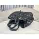 DIOR TOUJOURS BAG LARGE Macrocannage Calfskin Black High