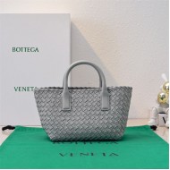 BV Cabat Mini Tote Intreccio leather High