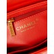 Chanel MINI SHOPPING BAG AS4416 Shiny Aged Calfskin & Gold-Tone Metal Orange High