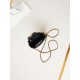 Chanel CLUTCH WITH CHAIN AP3435 Cotton Tweed & Gold-Tone Metal Black High