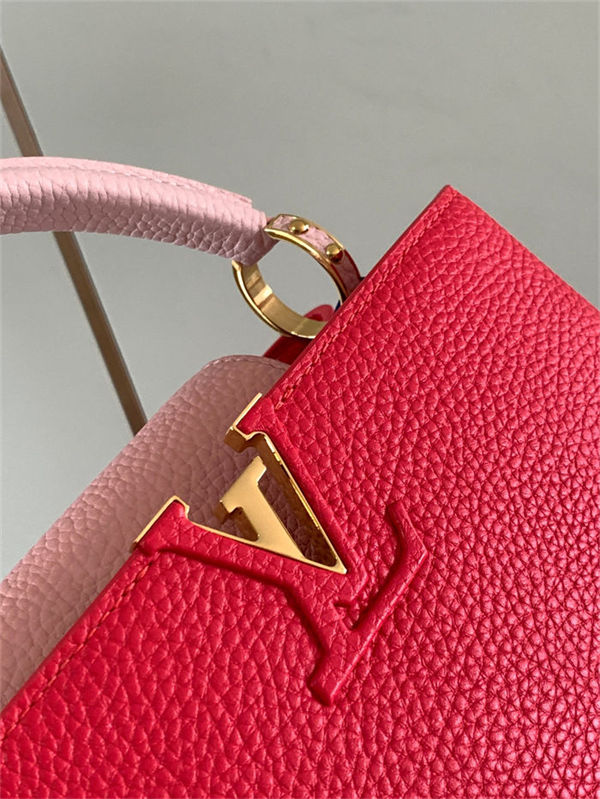 Louis Vuitton Capucines BB Bag Taurillon Leather M20844 Red High