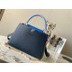 Louis Vuitton Capucines MM Bag Taurillon Leather M20708 Blue High