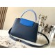 Louis Vuitton Capucines MM Bag Taurillon Leather M20708 Blue High