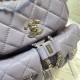 Chanel SMALL BACKPACK AS3787 Grained Shiny Calfskin & Gold-Tone Metal Purple A