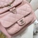 Chanel Duma Backpack 3618 Calfskin Gold-Tone Metal Pink A