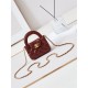 Chanel CLUTCH WITH CHAIN AP3435 Shiny Aged Calfskin & Gold-Tone Metal Brown High