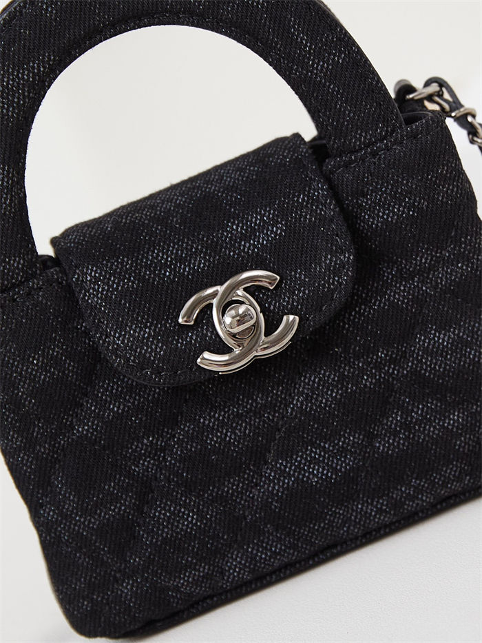 Chanel CLUTCH WITH CHAIN AP3435 Printed Denim High