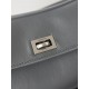 WOMEN'S RODEO MINI HANDBAG smooth calfskin Grey High