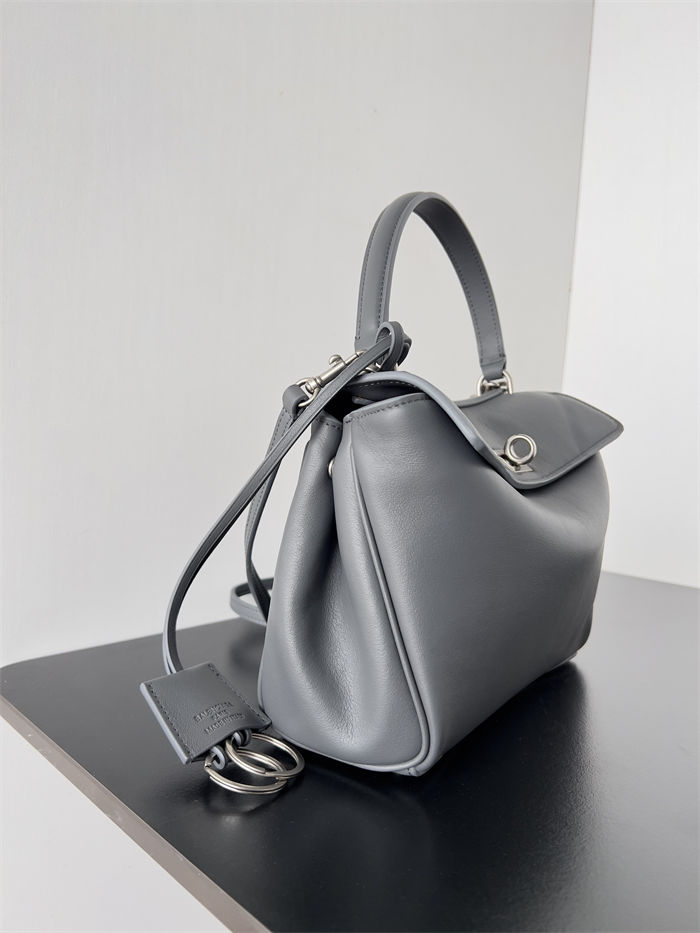 WOMEN'S RODEO MINI HANDBAG smooth calfskin Grey High