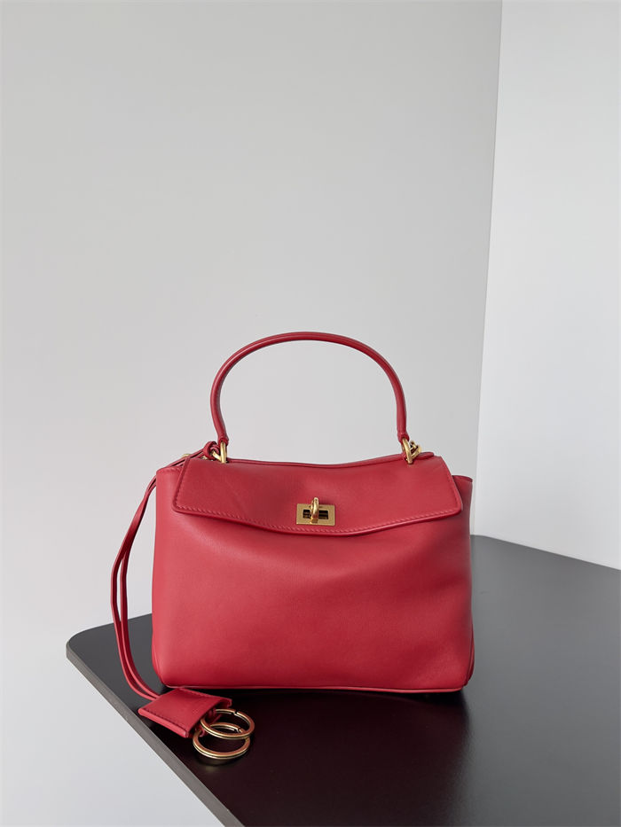 WOMEN'S RODEO MINI HANDBAG smooth calfskin Red High