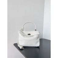 WOMEN'S RODEO MINI HANDBAG Crocodile White High