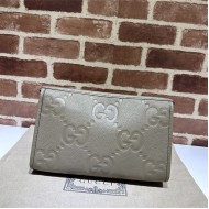 Gucci JUMBO GG POUCH 739490 Grey High