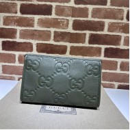 Gucci JUMBO GG POUCH 739490 Green High