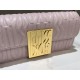 MISS DIOR FLAP BAG Quilted Miss Dior Allover Calfskin Pink High