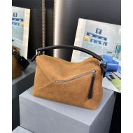 Large Puzzle bag 33cm in pressed suede High