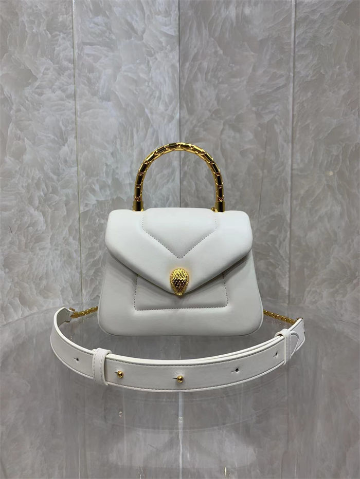 SERPENTI REVERSE SMALL TOP HANDLE Ivory High