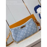 Louis Vuitton Liv Pochette Monogram denim M83532 High