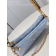 Louis Vuitton Liv Pochette Monogram denim M83532 High