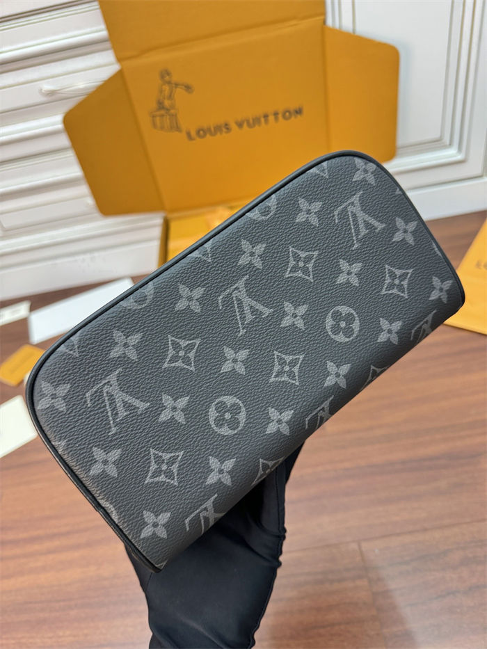 Louis Vuitton TOILETRY BAG Monogram Eclipse coated canvas M11508 Top