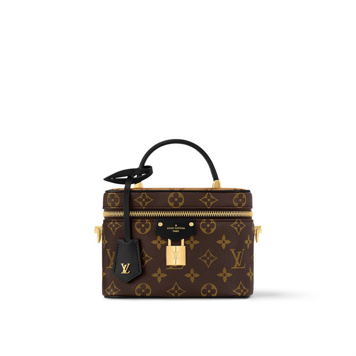 Louis Vuitton Vanity PM Bag Monogram and Reverse M47128 Top