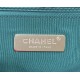 Large Chanel 19 Flap Bag Tweed Gold-Tone Green High